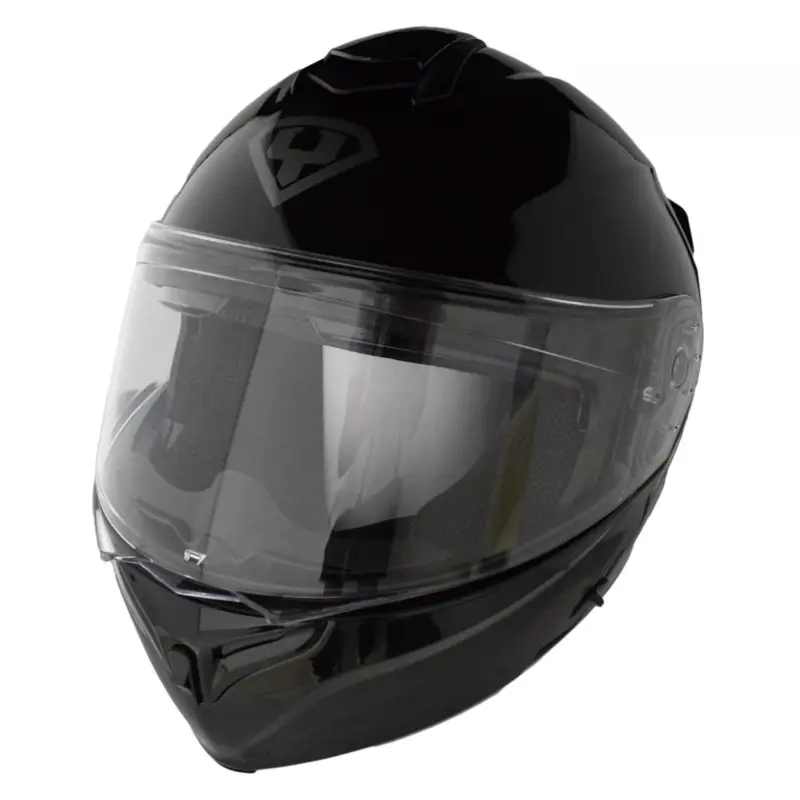 Moto helma Yohe 985 Double Visor, (černá lesklá) Model A Zlevněný