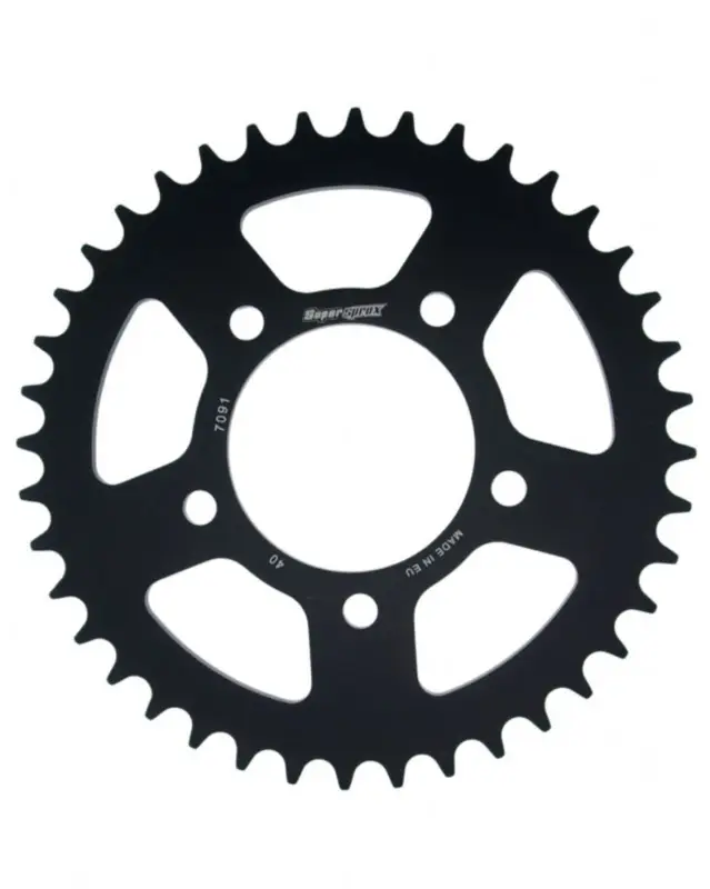 Kup Teď Hliníková řetězová rozeta SUPERSPROX RAL-7091:40-BLK černý 40 zubů, 520