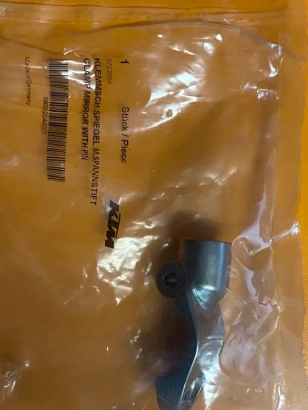 Dokud Zásoby Vydrží KTM CLAMP MIRROR WITH PIN 59002044000