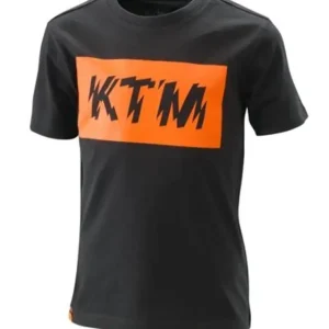 KTM dětské triko KIDS RADICAL LOGO TEE BLACK Jen Po Omezenou Doba