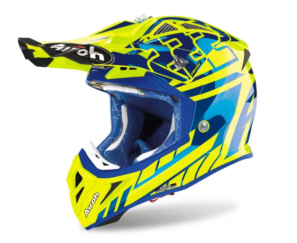 Nejlepší Cena přilba Aviator Novak 2.3 Amss Rep. Cairoli 2020, AIROH - Itálie (modrá chromová)