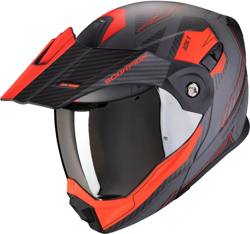 Enduro přilba Scorpion ADX-1 Tucson matná cementově šedo/červená Odeslání Ihned