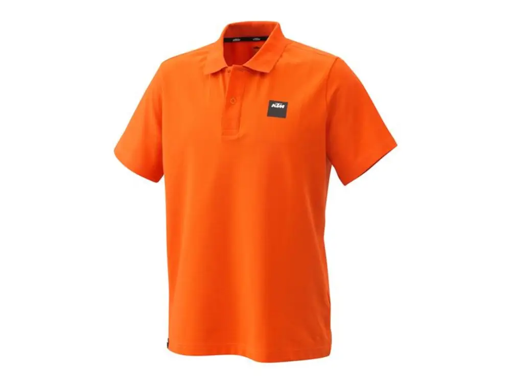 KTM Pánské triko PURE RACING POLO ORANGE Akční Nabídka
