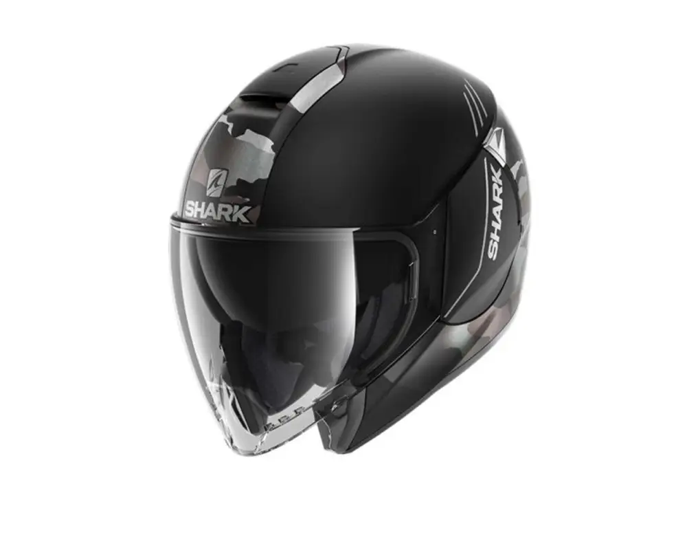 Omezená Nabídka přilba otevřená SHARK CITYCRUISER GENOM barva černá/matná/šedá