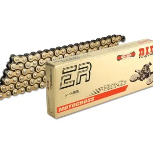 Zesílený netěsněný řetěz D.I.D Chain 420NZ3 SDH 140 článků Zlatá/Černá Nakupujte Hned