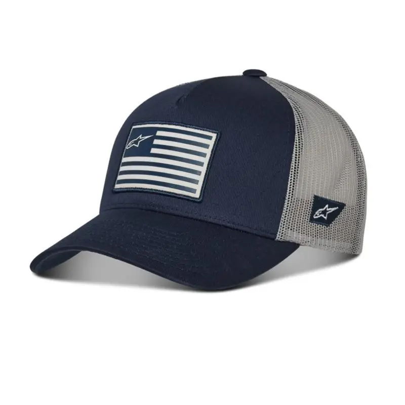 Objednat Nyní ALPINESTARS kšiltovka FLAG SNAP HAT (modrá/šedá)