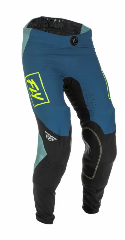Nízká Cena kalhoty LITE, FLY RACING - USA (šedá/tyrkysová/hi-vis)