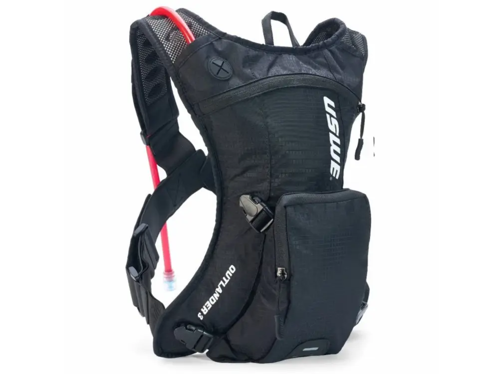 batoh ENDURO OUTLANDER 3 JUNIOR, USWE - Švédsko dětský (černá, objem 3 l, hydrobag 1,5 l) Akční Cena