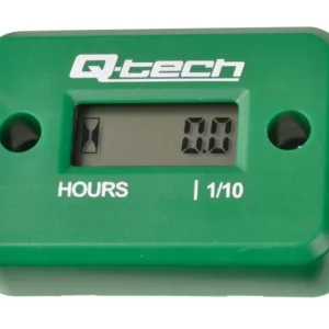 Aktuální měřič motohodin, Q-TECH (zelený)