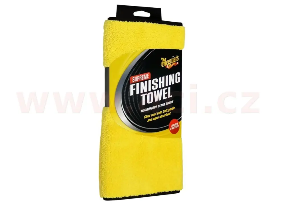 Jen Po Omezenou Doba Meguiar's Supreme Finishing Towel - extra hustá mikrovláknová utěrka, 30 cm x 50 cm, 1 050 g/m2