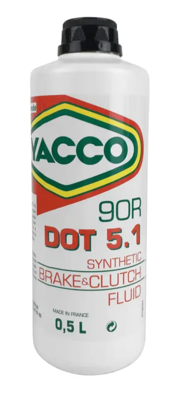 Brzdová kapalina YACCO 90 R DOT 5.1, YACCO (500 ml) Originální