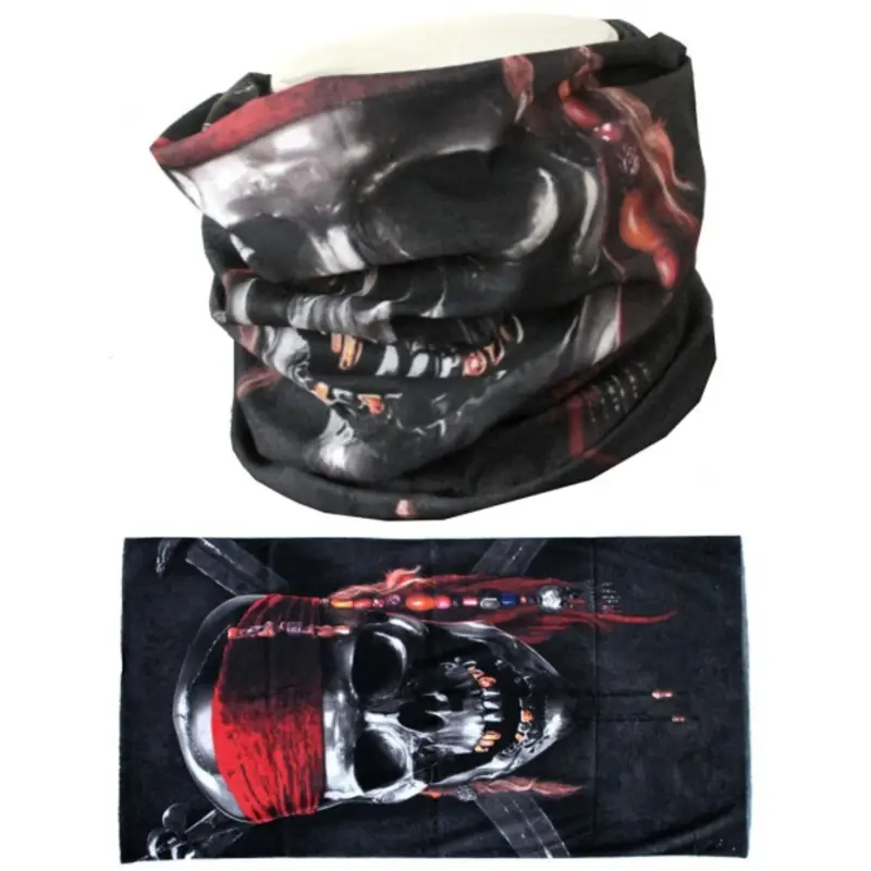 Nákrčník MTHDR Scarf Pirate Skull Nová Kolekce