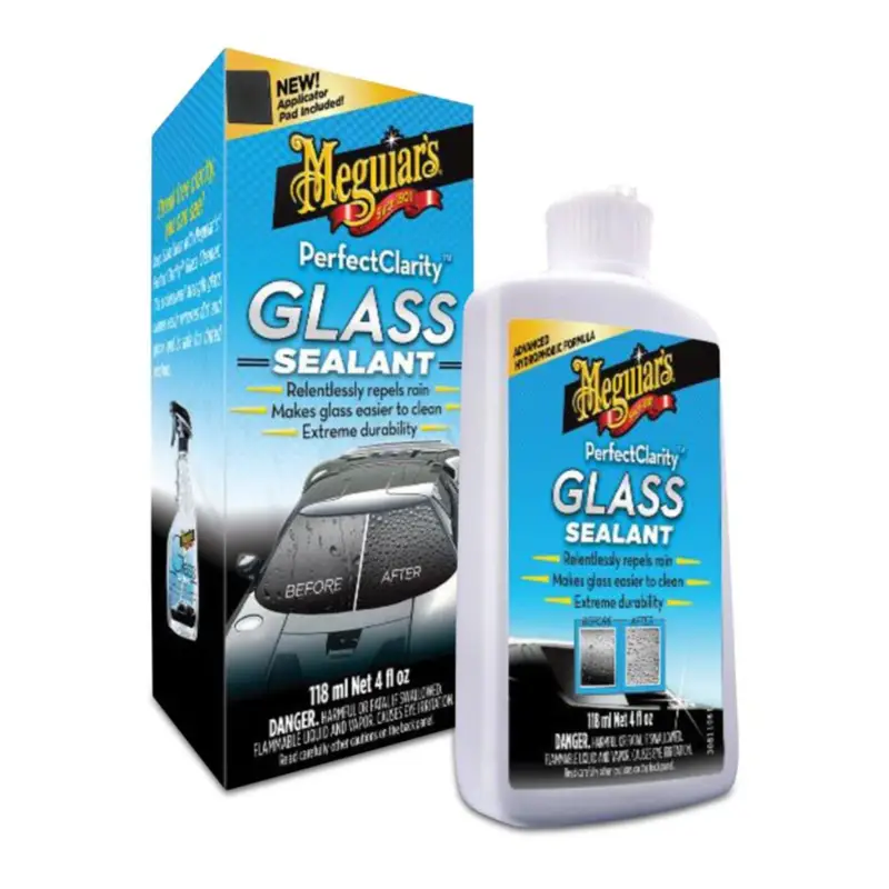 MEGUIARS Perfect Clarity Glass Sealant - efekt tekutých stěračů, 118 ml Cenově Výhodný