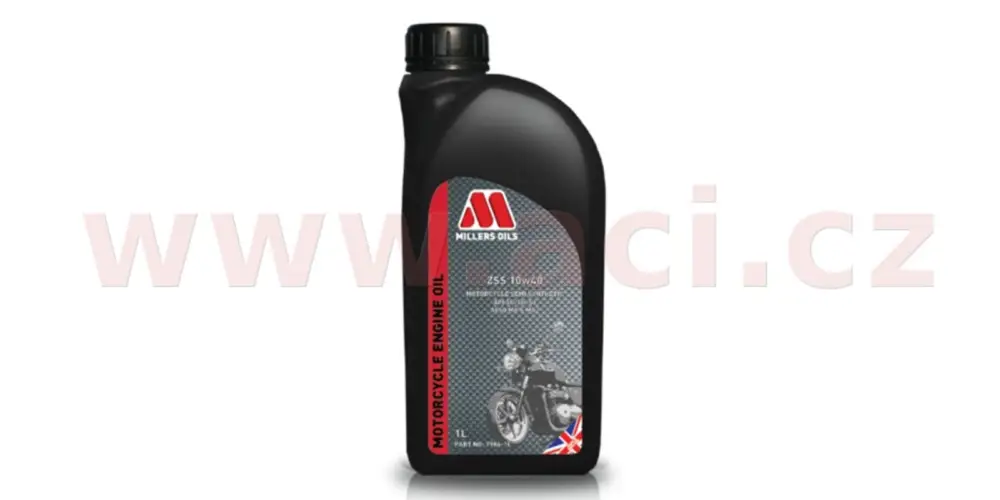 Časově Omezené MILLERS OILS ZSS 10W40, polosyntetický olej pro 4T motory, vhodný pro aplikace s mokrou spojkou 1 l