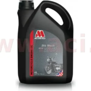 Značkový MILLERS OILS ZSS 10W40, polosyntetický olej pro 4T motory, vhodný pro aplikace s mokrou spojkou 4 l