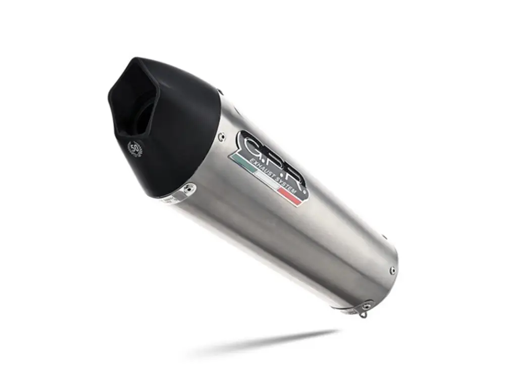 Koncovka výfuku Slip-on GPR NEW GRAND PRIX EVO TITANIUM E4.MV.6.CAT.GPAN.TO Broušený titan Hit Sezóny