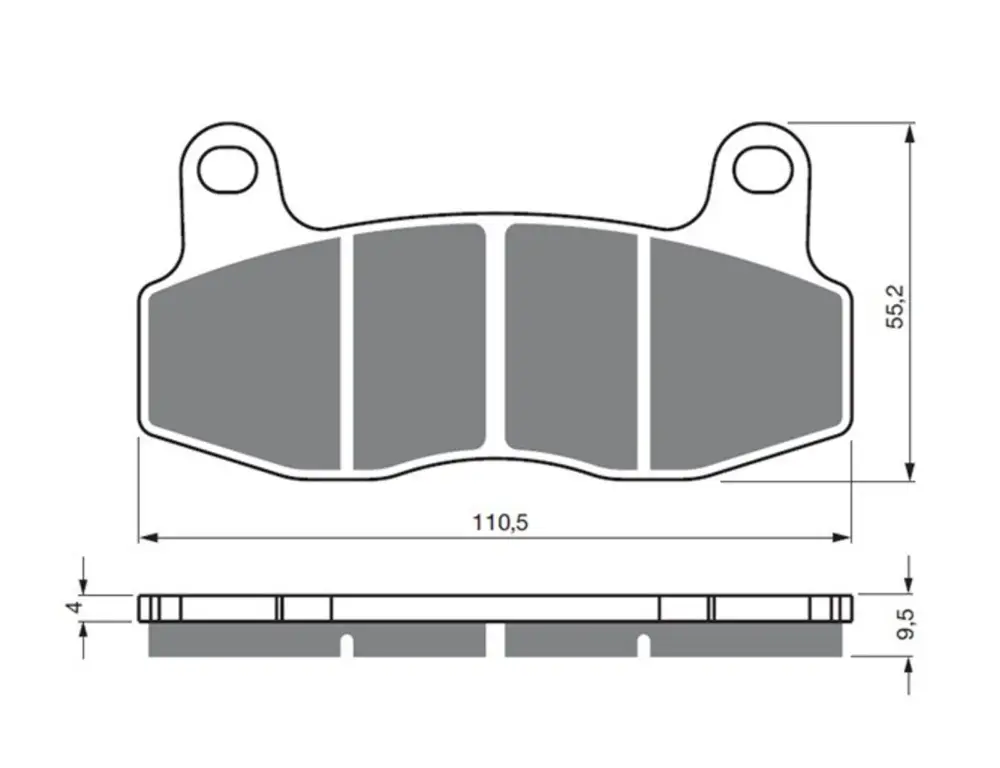 Brzdové destičky GOLDFREN 448 S33 OFF-ROAD REAR Objednat Nyní
