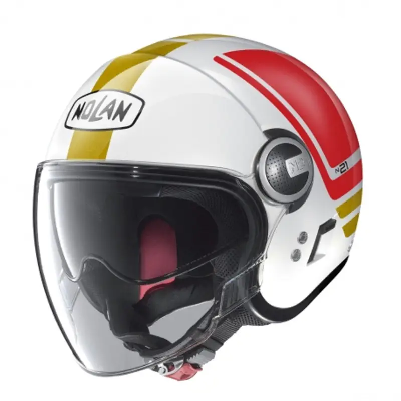 NOLAN Otevřená moto helma Nolan N21 Visor Flybridge Metal White 67 Objednat Nyní