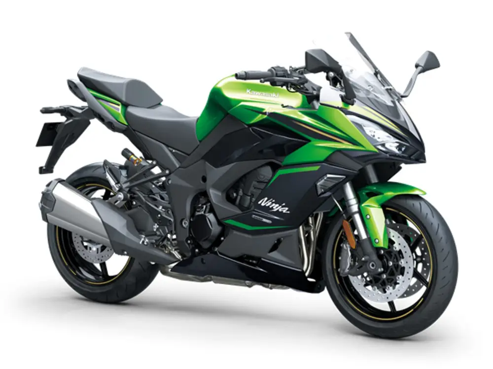 Časově Omezené KAWASAKI NINJA 1100SX SE MY25 Emerald Blazed Green / Metallic Diablo Black
