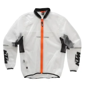 KTM moto pláštěnka RAIN JACKET TRANSPARENT Vysoce Kvalitní