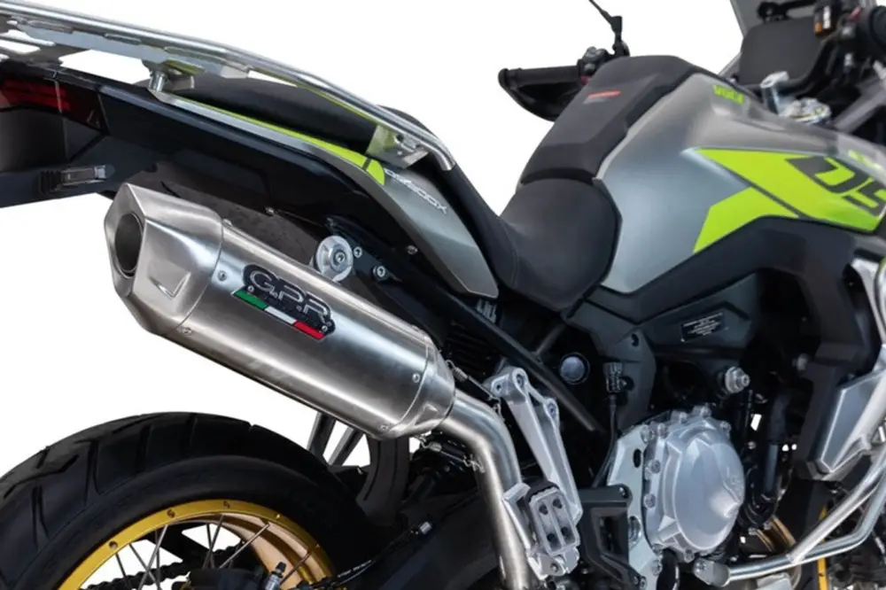Časově Omezené Koncovka výfuku Slip-on GPR FURORE-X ACCIAIO BRK24.VO.7.FUXIO Broušená nerezová ocel