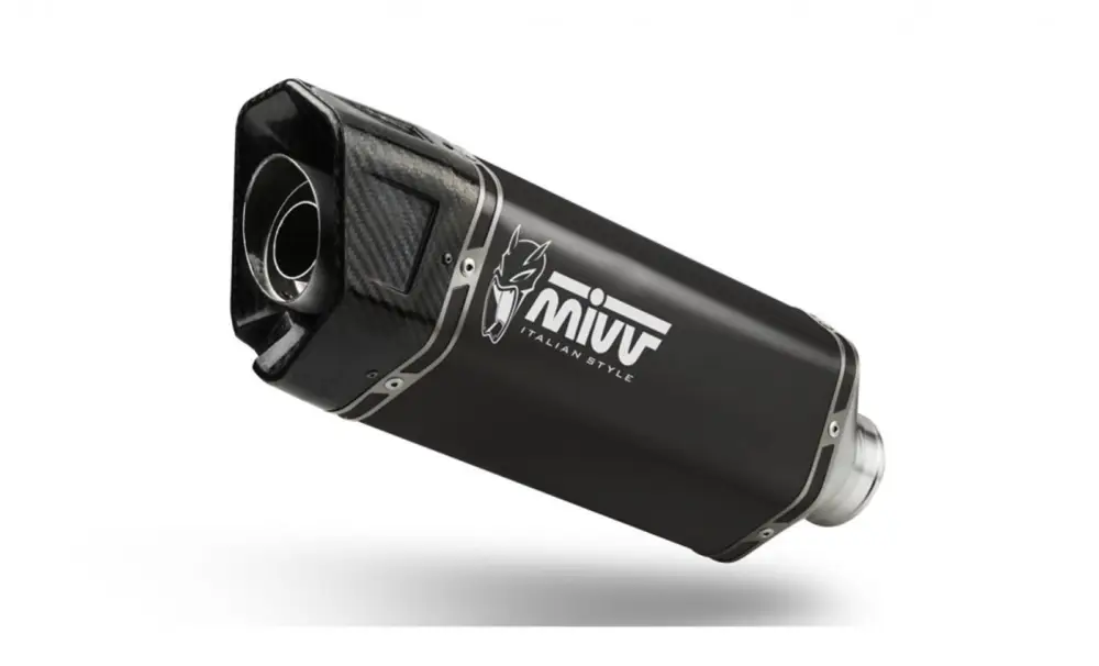 Vysoce Kvalitní Výfuk kompletní 2x1 MIVV SR-1 Y.080.KR1XB černá