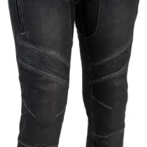 Cenový Hit MBW Dámské moto jeansy BELINDA Black