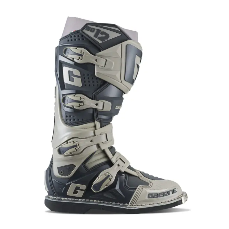 Ověřený GAERNE motokrosové boty SG 12 Stone Grey