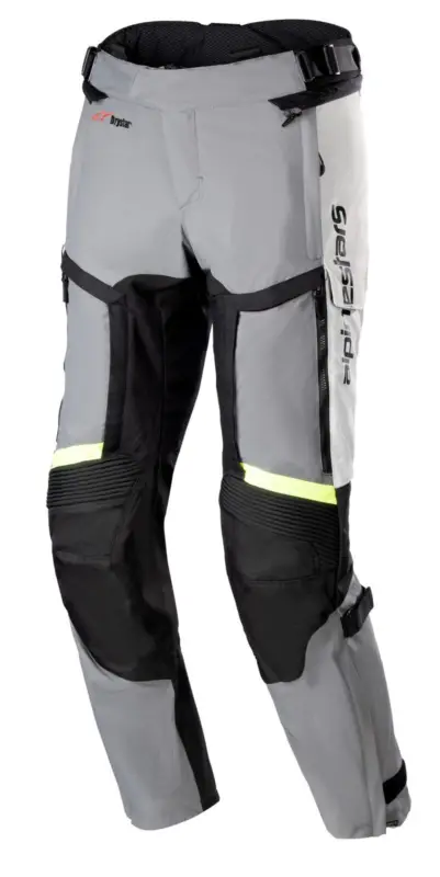 Cenová Bomba ALPINESTARS pánské textilní kalhoty BOGOTA Pro Drystar 4 Season šedá/černá/žlutá fluo