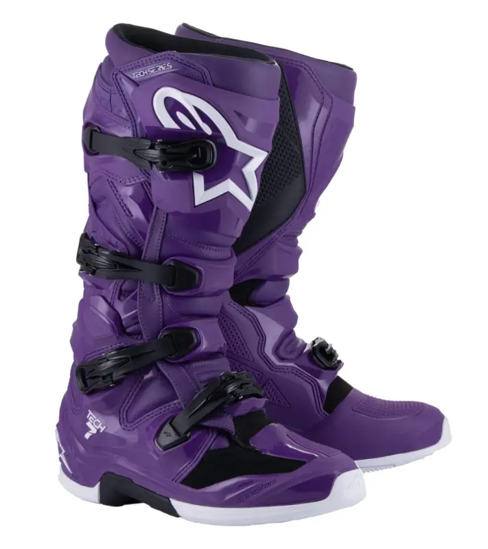 boty TECH 7, ALPINESTARS (fialová) 2025 Nová Kolekce