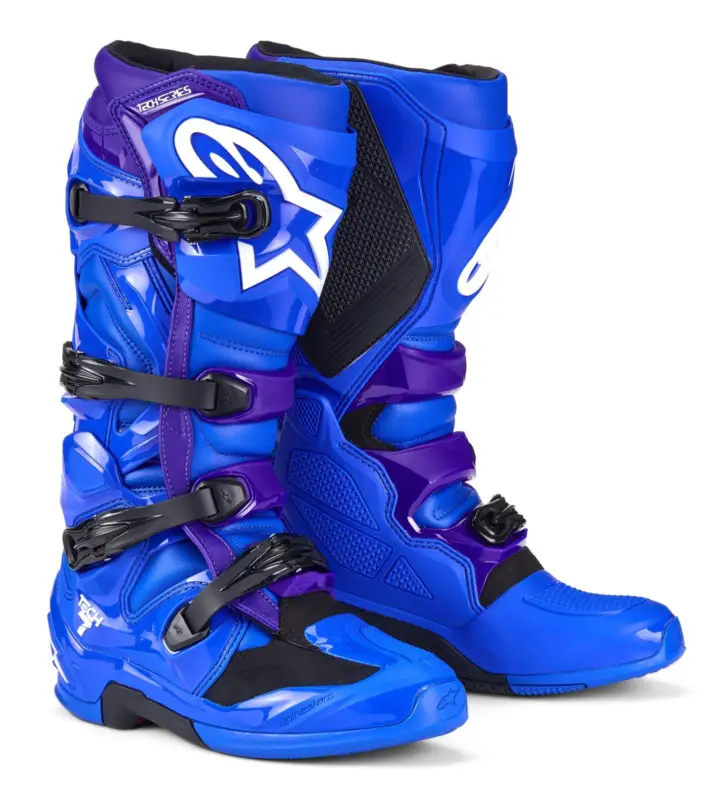 boty TECH 7, ALPINESTARS (modrá) 2025 Časově Omezené