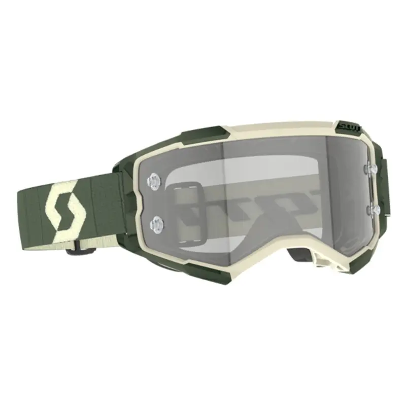 Cenová Bomba SCOTT Motokrosové brýle FURY LS kaki green light sensitive grey works