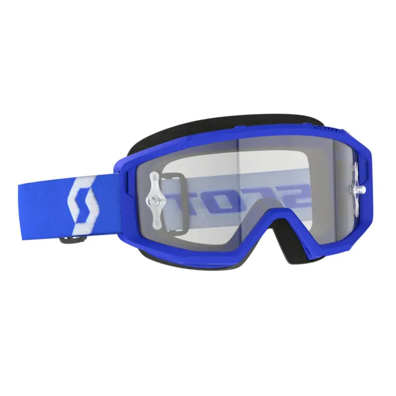 SCOTT Motokrosové brýle PRIMAL CLEAR blue white clear works Časově Omezené