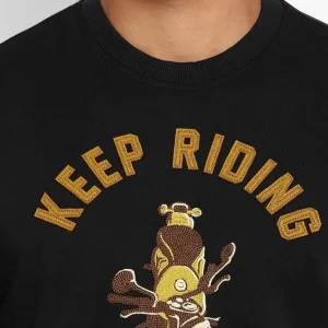 Ihned K Objednání ROYAL ENFIELD pánská mikina KEEP RIDING černá