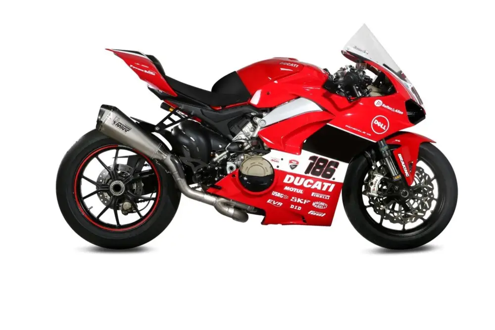 Omezená Nabídka Výfuk kompletní 2x1 MIVV DELTA RACE R.DU.0003.SDRT Celý z titanu
