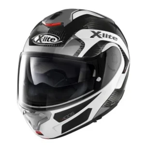 X-Lite Výklopná helma X-1005 Ultra Carbon Fiery N-com 27 Sleva