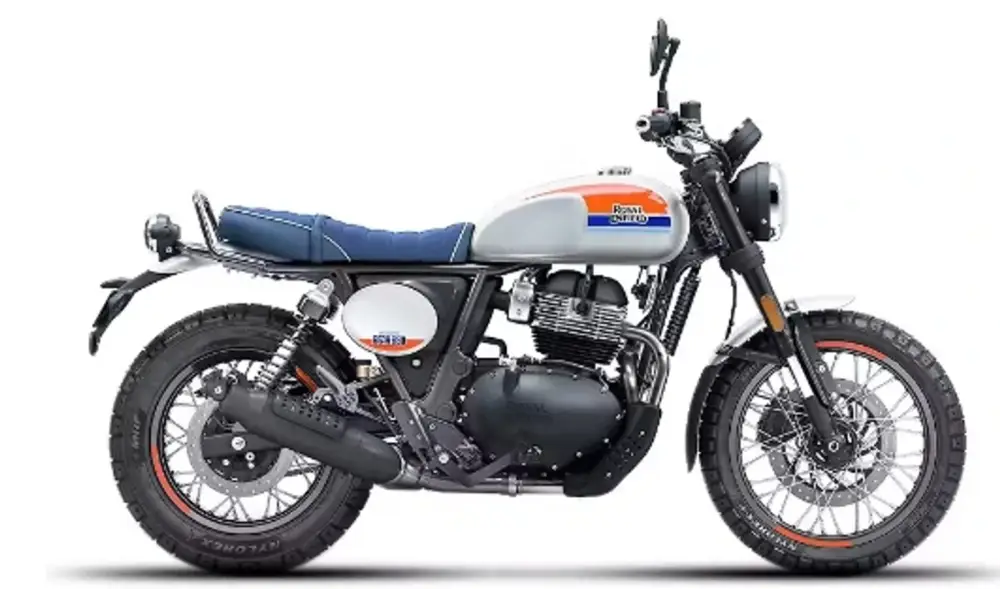 Autentický Royal Enfield Bear 650 Broadwalk White