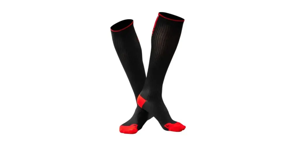 ponožky PUSH - Compressive, UNDERSHIELD (černá/červená) Hit Sezóny