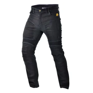 TRILOBITE pánské kalhoty 661 PARADO SLIM FIT černé prodloužené Vysoce Kvalitní