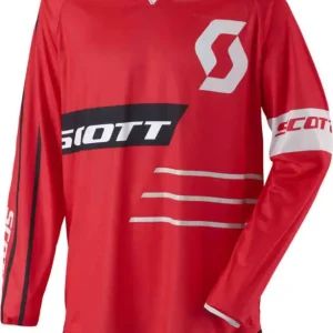 SCOTT Motokrosový dres 350 Dirt red black vel M Oblíbený