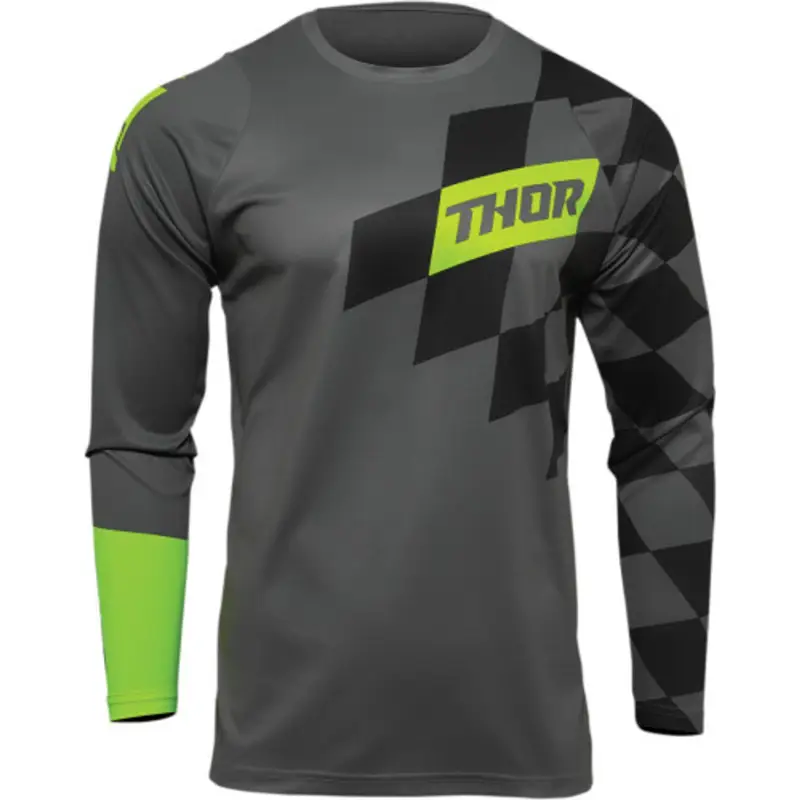 THOR dres SECTOR BIRDROCK šedá/žlutá Víkendová Akce