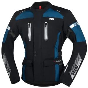 IXS Pánská textilní moto bunda PACORA-ST černá modrá vel M Značkový