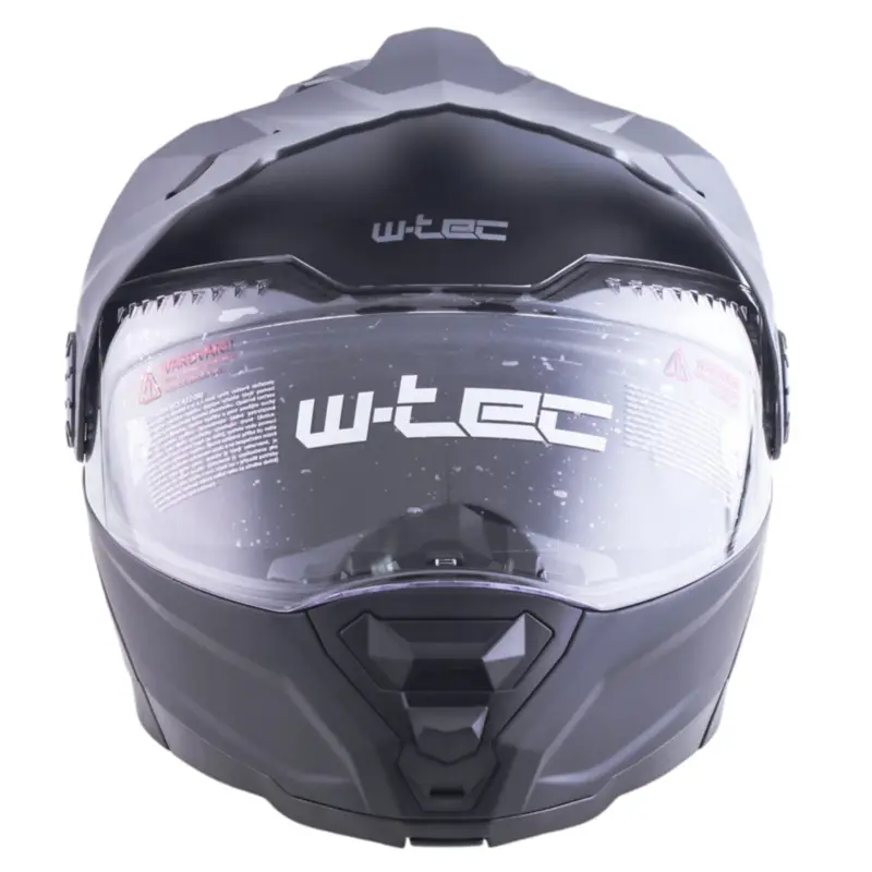 Nejprodávanější Výklopná enduro přilba W-TEC Biscaia P/J černá lesklá *