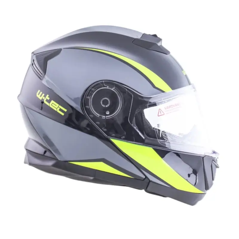Výklopná přilba W-TEC Banelmeda - šedo-černo-fluo žlutá * Objednat Nyní