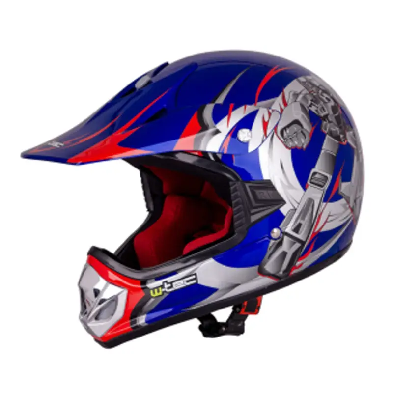 Dětská moto přilba W-TEC V310 Blue Transformers * Expresní Doručení
