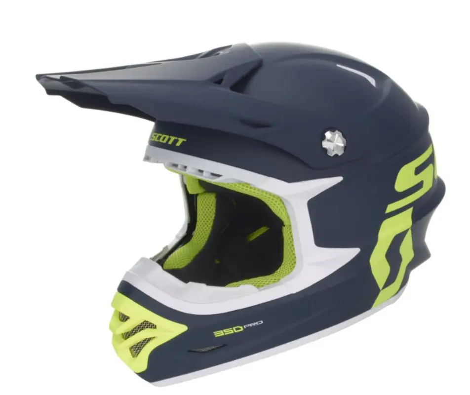 SCOTT Motokrosová přilba 350 Pro blue yellow Super Cena