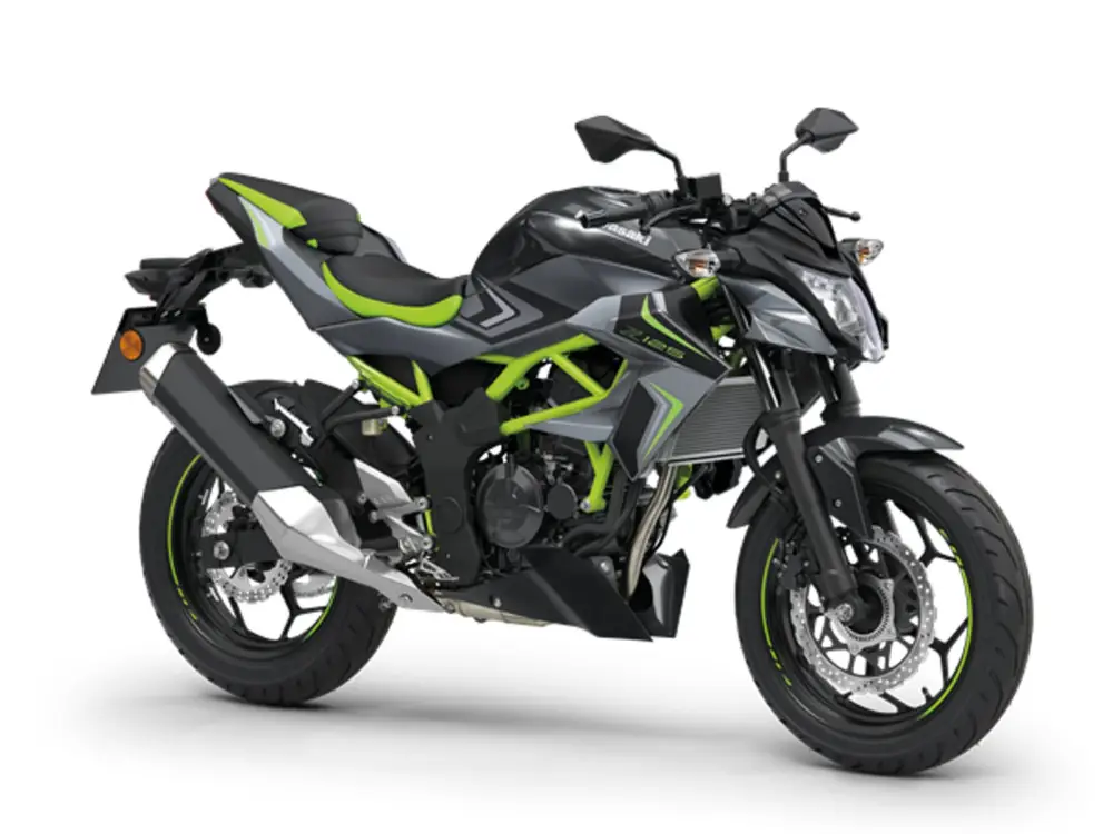 KAWASAKI Z125 MY26 Pearl Storm Grey / Ebony Vysoce Kvalitní