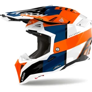 přilba AVIATOR 3 Monarch, AIROH (oranžová lesklá) 2025 Pouze Dnes