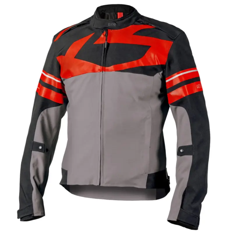 Bunda s laminovanou membránou iXS RAPID-STX 2.2 X2-311426 tmavě šedo-černo-červený 4XL Ověřený