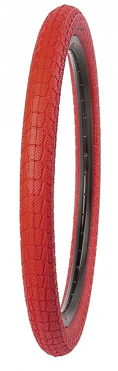 Značkový PLÁŠŤ KENDA 20X1.95 K-907 KRACKPOT ČERVENÝ